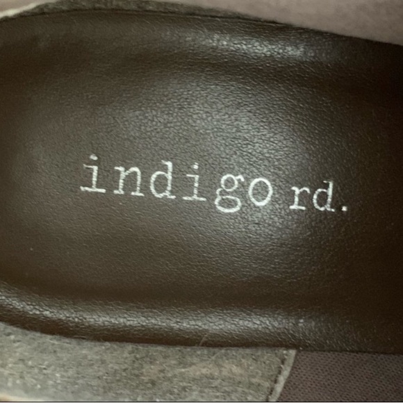indigo rd. Shiny & Soft Velvety Tie Ankle Booties - Picture 6 of 8